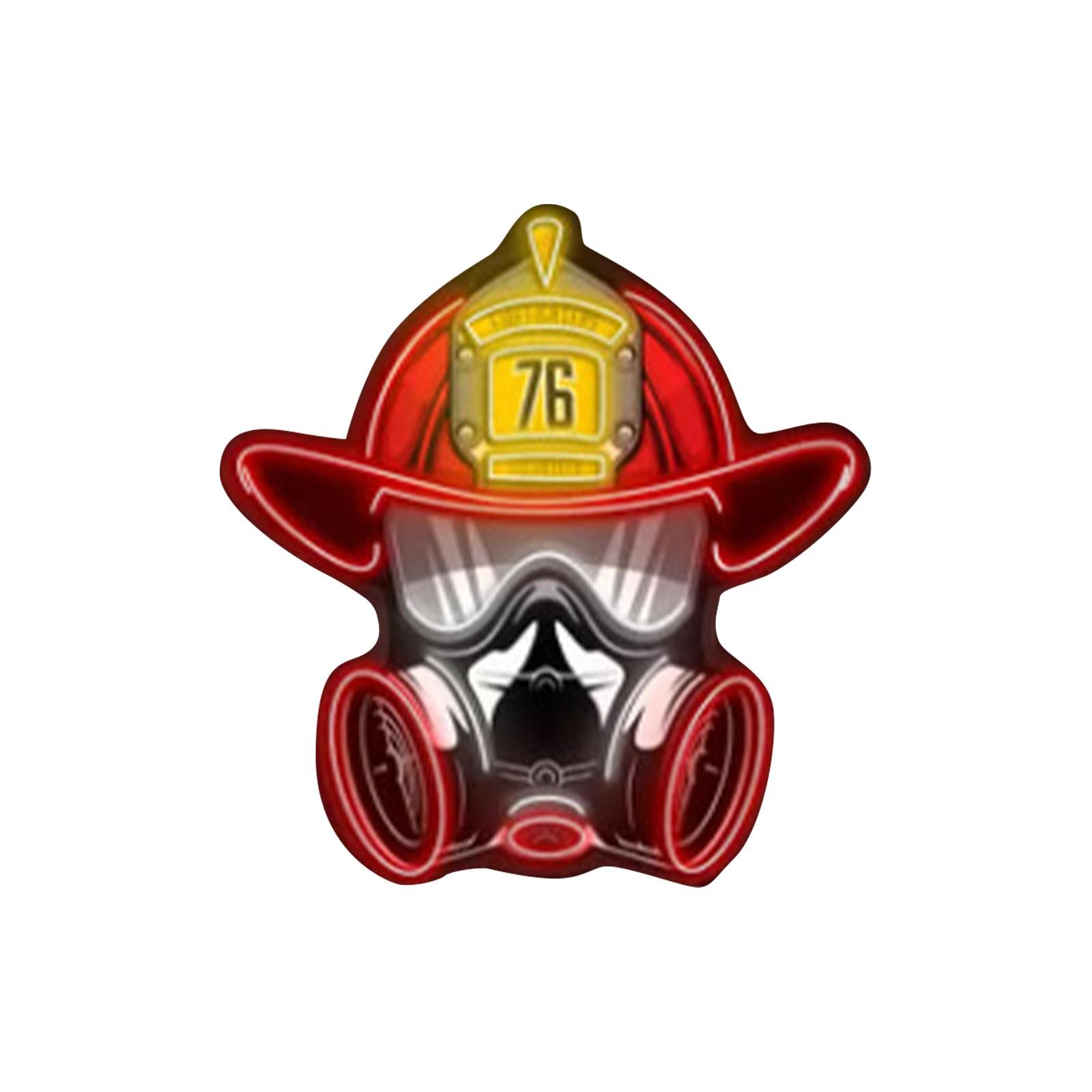 

Неоновые огни, дизайн которых основан на шлемах, сочетающие и декоративные стили One Size