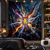 Wall Hanging Tapestry Aston Villa Football Print Cloth for Living Room Bedroom Home Decor