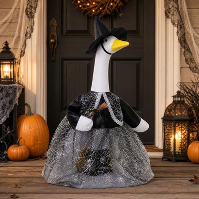 Halloween Goose Costume Porch Decor 23 Inch Outfit Funny Party Dress-Up Set
