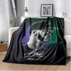 Anuel AA Rapper Hip Hop Singer Blanket Sofa Office Hiking Picnic Super Soft Quilt Fashion Flannel Throws Blanket Birthday Gift