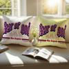 F-Fear of G-God Pillow Case Sofa and Living Room Decorative Cushion Covers Dust-proof and Mite-proof Invisible Zipper