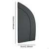Car Door Molding Triangle Cover Protection Decorative Replacement Panel Exterior Decoration