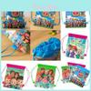 Cocomelon Drawstring Bag Backpack For Kids Featuring Stain-resistant Non-woven Fabric