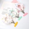 Women Heart Polka Dot Scrunchies Phone Lanyard Universal Phone Wrist Straps Anti Lost Hand Lanyard Detachable Cute Wristband