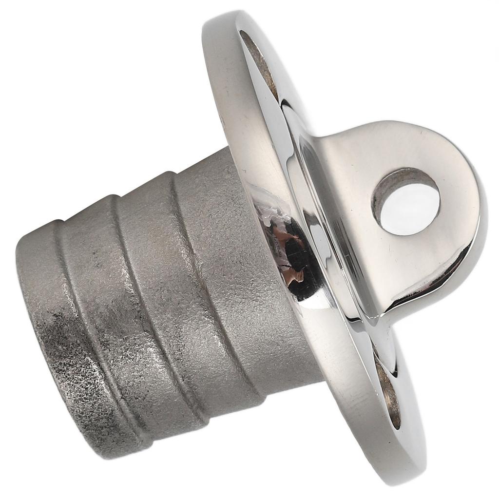 Garboard Drain Plug 25mm Round Drainer Stainless Steel Draining Port for Boat Ship