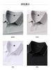 Summer Breathable Cotton Comfortable Skin Friendly Men's Short Sleeved Polo Shirt with Jacquard Contrasting Collar and Pineapple Flower Bead Ground