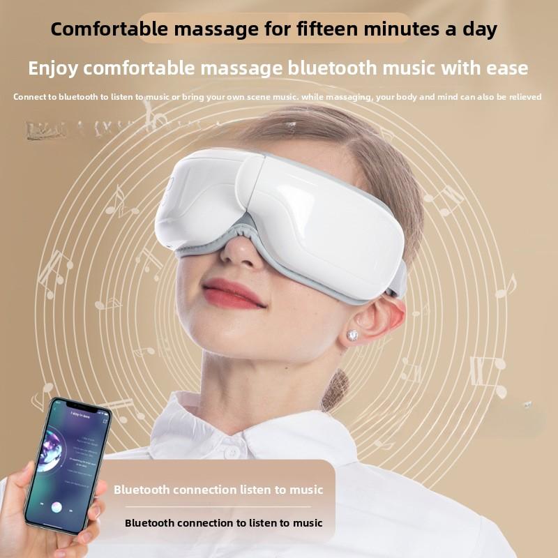 Folding Eye Massager, Airbag Eye Protection Device, Music Heating Massager, Hot Compress, Vibrating Eye Massager