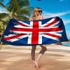 British Flag Artwork Beach Towel, Quick-drying, Easy To Care For, Suitable for Both Fitness and Beach Vacations,Sports Essential