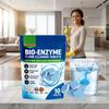 10PCS Bio-Enzyme Floor Effervescent Tablets Water Soluble Multi-material Applicable Mild Stain Removal Fresh Scent Household Cleaning Tablets