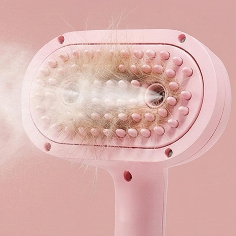 Professional Pet Grooming Comb With Sprays Function For Deshedding Massage And Mists Easy Mists Feature