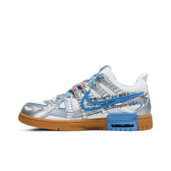 Nike Air Rubber Dunk University Blue Liquid Silver Unisex Low Top Skate Shoe CU6015-100