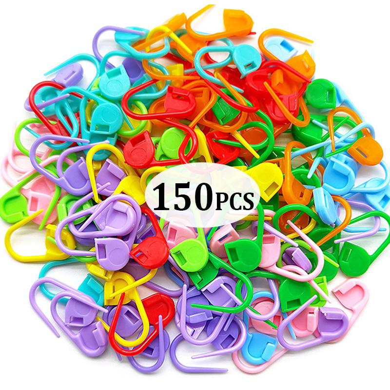 Mix Color Plastic Knitting Tools Mini Resin Small Clips Pins Locking Stitch Markers Crochet Sewing Needle Clip Hooks Accessories