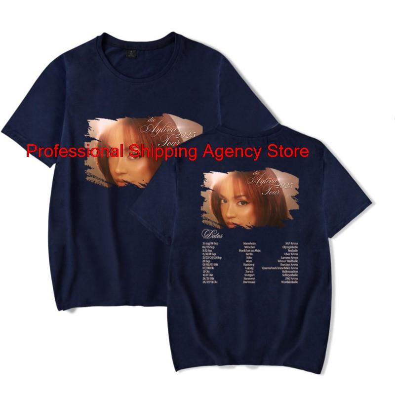

Ayliva 2025 Tour TShirts Merch Tee Summer For WomenUnisex Unisex Casual Short Sleeve Clothes Fashion Streetwear 4XL