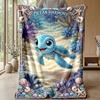Ocean Friends Adventure Theme blanket Lightweight Warm Flannel Blanket Decorative Throw Blanket for Home Decoration
