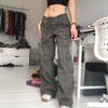 Tuta Unisex Retro High-Street Usurata Multi-tasche: Pantaloni dritti slim alla moda, vestibilità morbida