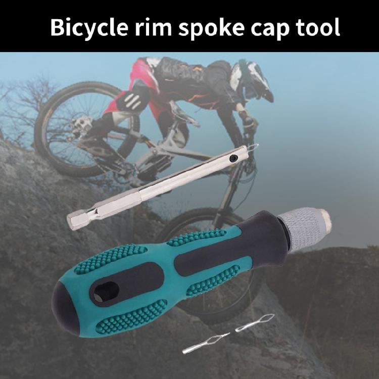 Bicycles Rims Spoke Screwdriver with Handle Wheel Spoke Nipple Connection Tool Nipple Removal & Insertion Tool Enduring