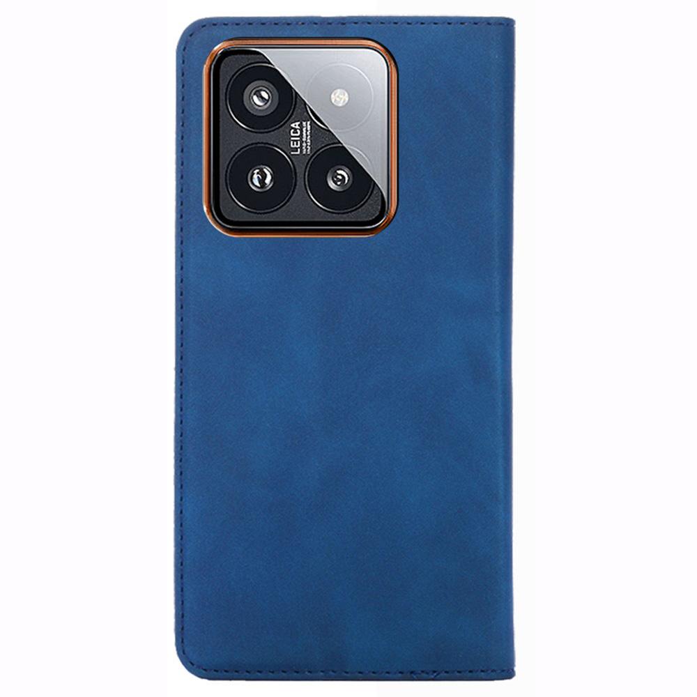 For Xiaomi 14 Pro Case Skin-Touch Feeling PU Leather Stand Card Slots Phone Cover