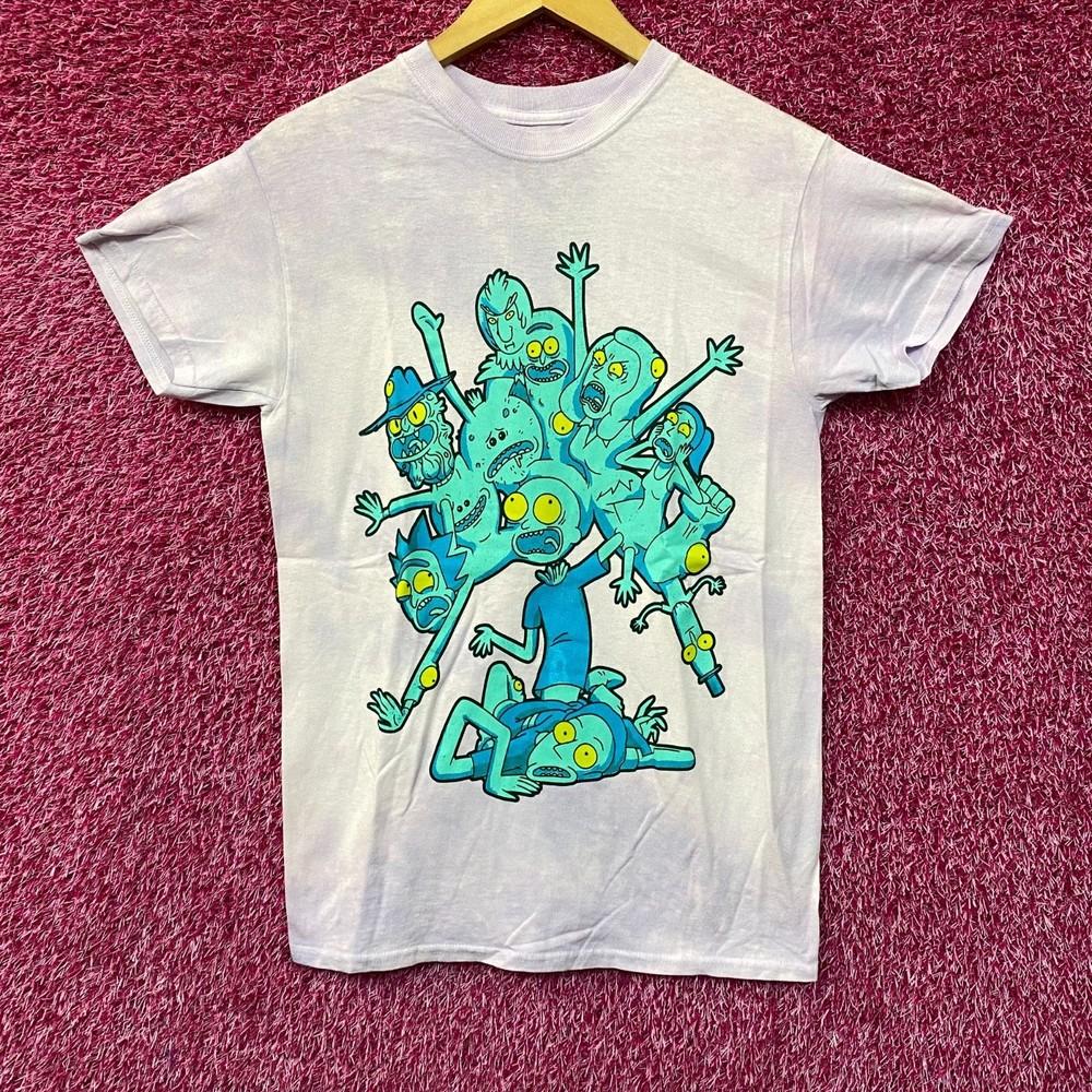 Adult Swim Rick amp; Morty Mutated Graphic Design TShirt Small Unisex T-Shirt Graphic Tee XL