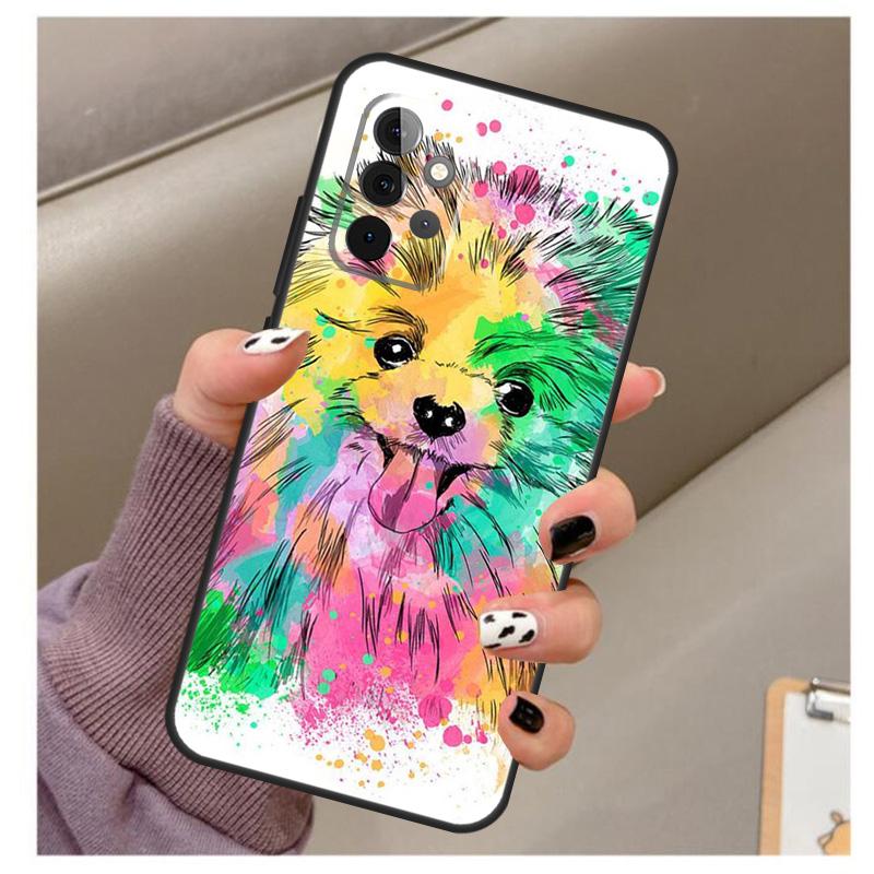 Pomeranian Dog Case For Samsung Galaxy A56 A16 A26 A36 A06 A52 A53 A33 A13 A34 A54 A14 A15 A35 A55 A22 A32