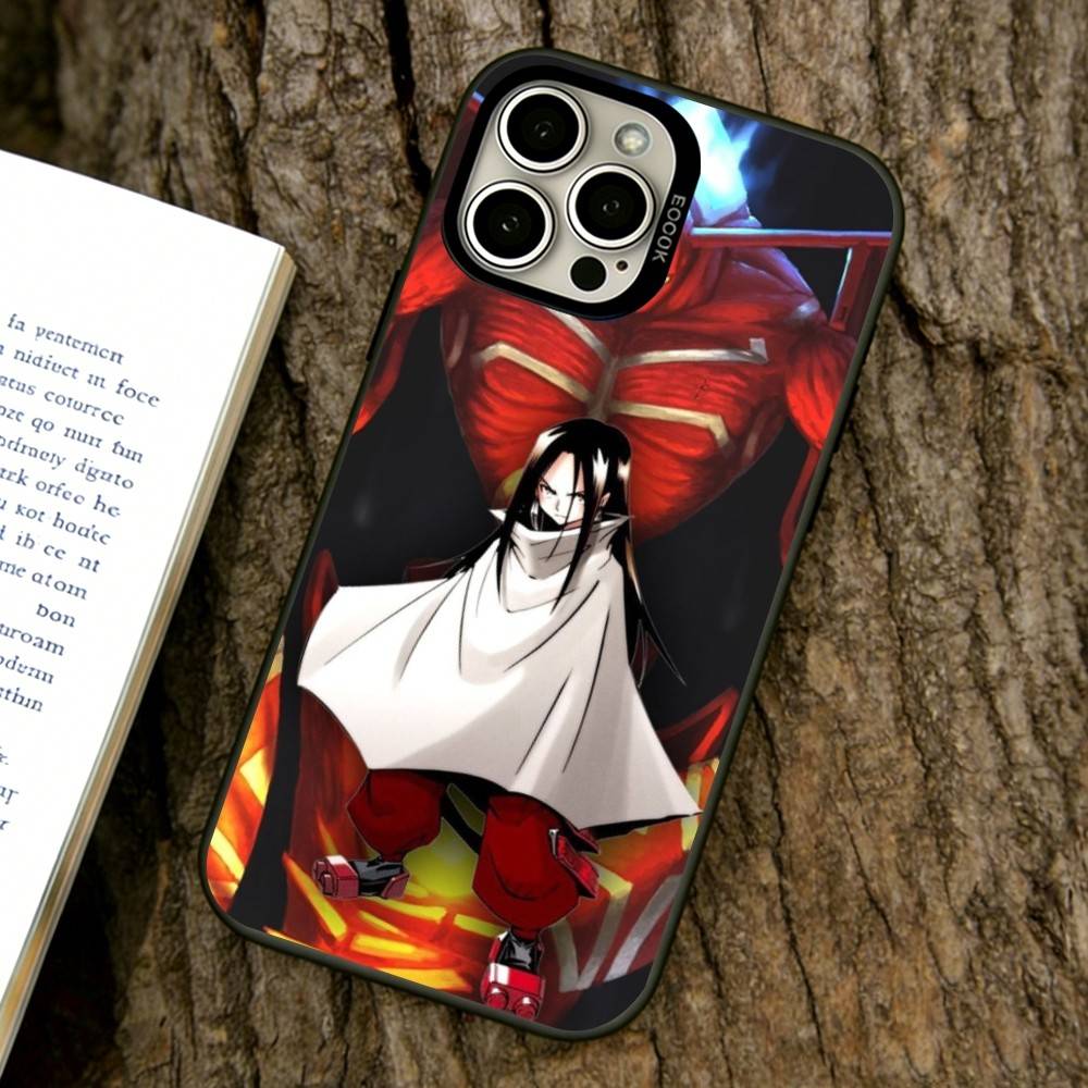 

Shaman King Phone Case For iPhone 17,16,15,14,13,12,11 Plus,Pro Max,XS,Colored Silver Plated Inside Cover iPhone14Pro