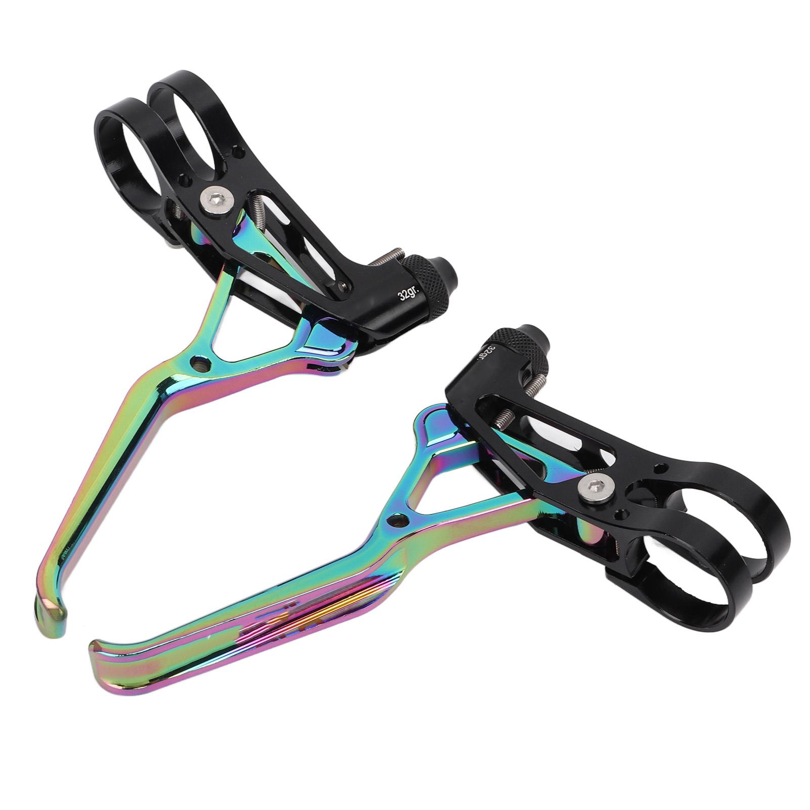 1 Pair Bike Brake Levers V Brake Handlebar Aluminium Alloy CNC Ultralight Bicycle Brake Handle for Road Bike