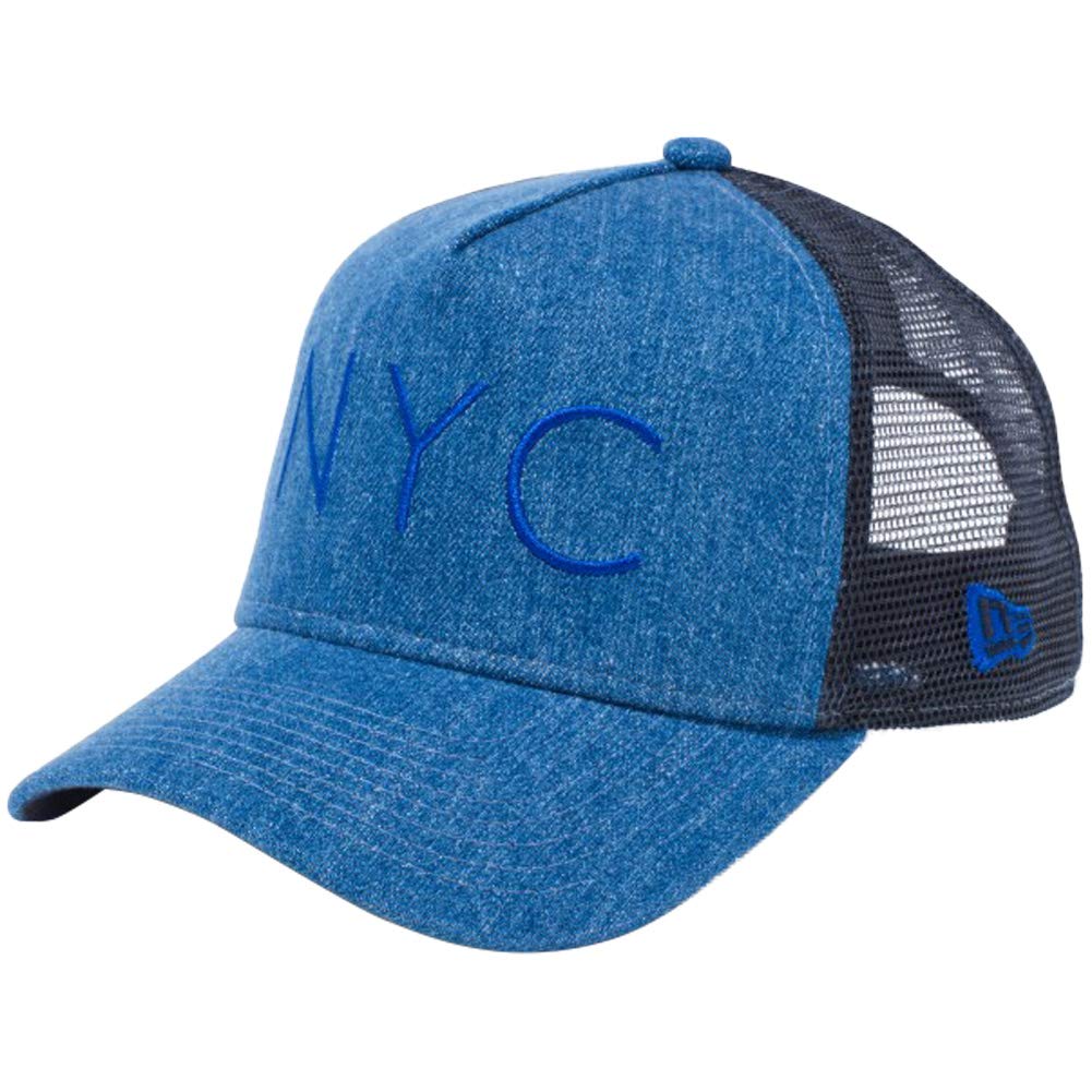 

[New Era] 940 Snapback Kids Cap A-Frame Trucker Japan Denim NYC 11780924 Washed Denim