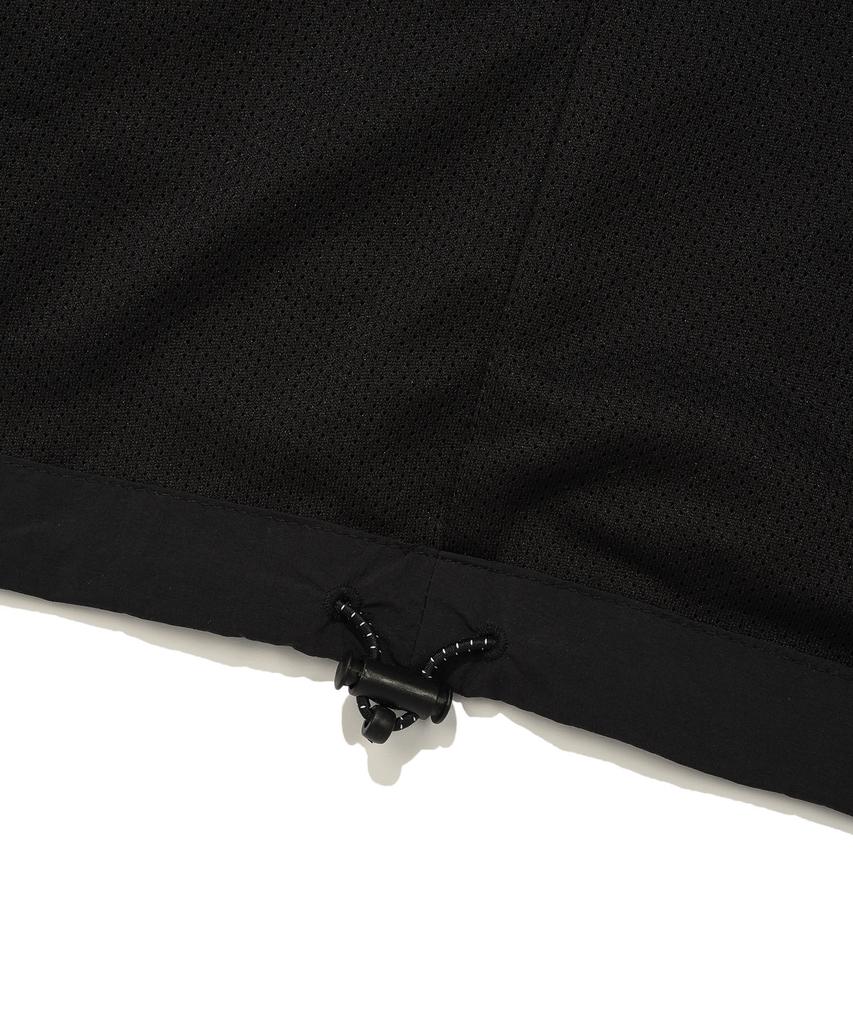 Wacky Willy Synthetic Fiber Hooded Vest Black
