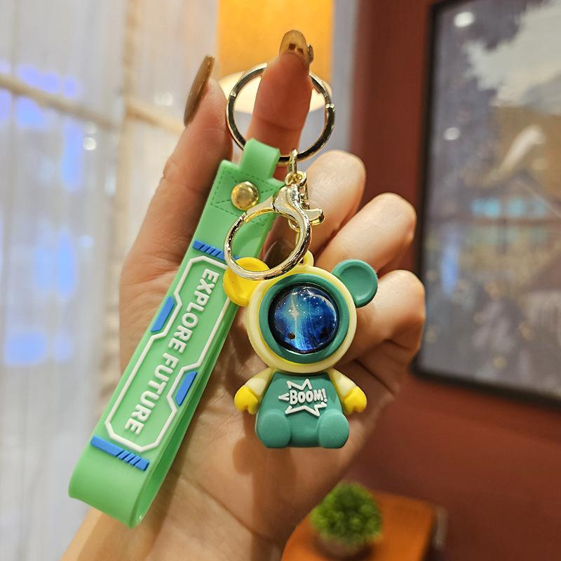 Reise zum Sternenhimmel Hase Astronaut Schlüsselanhänger Kreativer Auto-Schlüsselanhänger Anhänger Paar Geschenk Puppe Taschenanhänger