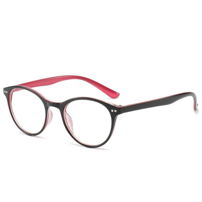0 -0.5 -0.75 -1.0 To -6.0 Round Finished Myopia Glasses Women Men Short-sight Eyewear Student Prescription Eyeglasses