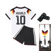Germany National Team Football Jersey Set, Home White, No. 10, for Kids & Adults (Size 14-3XL)