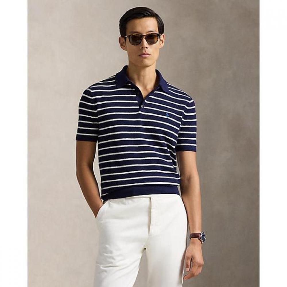 

Polo Ralph Lauren Men S Stripe Cotton Linen Sweater mnpoSwe1n820131410 S