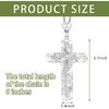 Bling Car Rear View Mirror Accessories Hanging Pendant,Cross Crystal Rhinestone For Car Mirror Hanging,Double-Sided Cross Diamond Religious,Interior