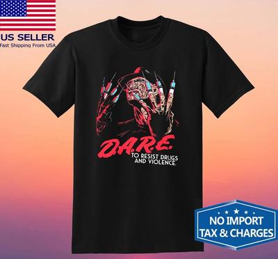 Freddy Krueger Dare Nightmare On Elm Street Black Size S-5XL