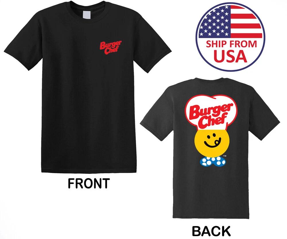 Burger Chef Men s Black Size S to 3XL 2XL