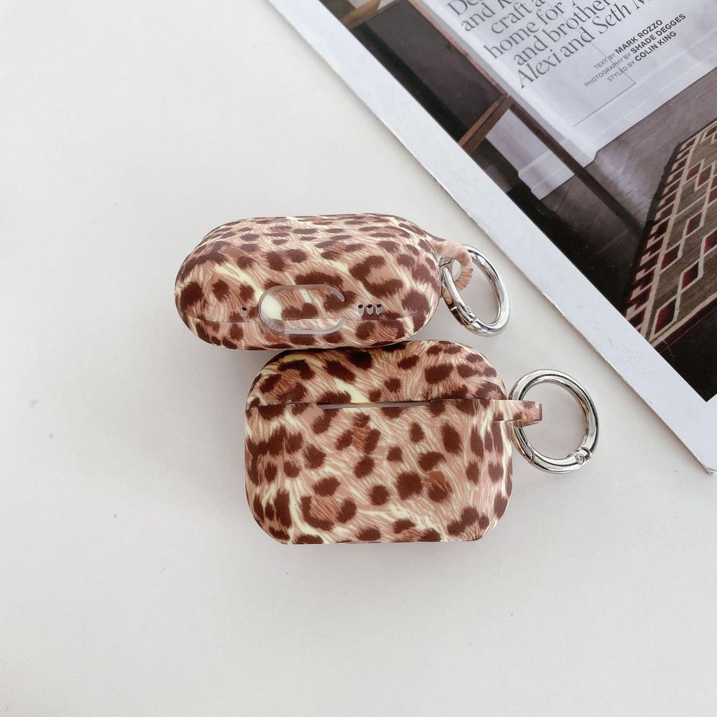 Leopard print earphone case for AirPods 1 generation protective cover silicone soft case Apple 1/1 generation earphones