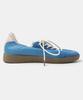 Wetheroad Wtrd3127 Rindsleder gewaschen Bundeswehr Sneaker Himmelblau
