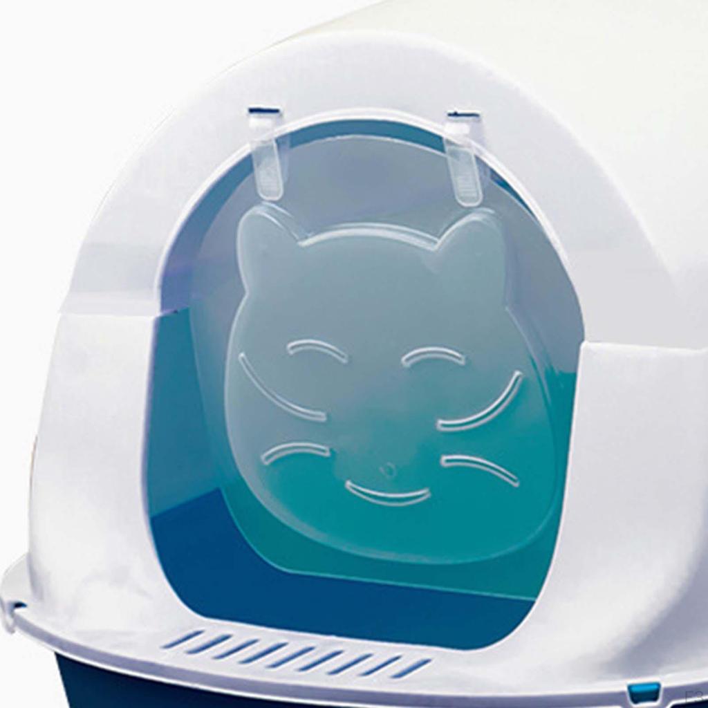 Closed Cat Litter Box with Door Pet Supplies Tray Toilet