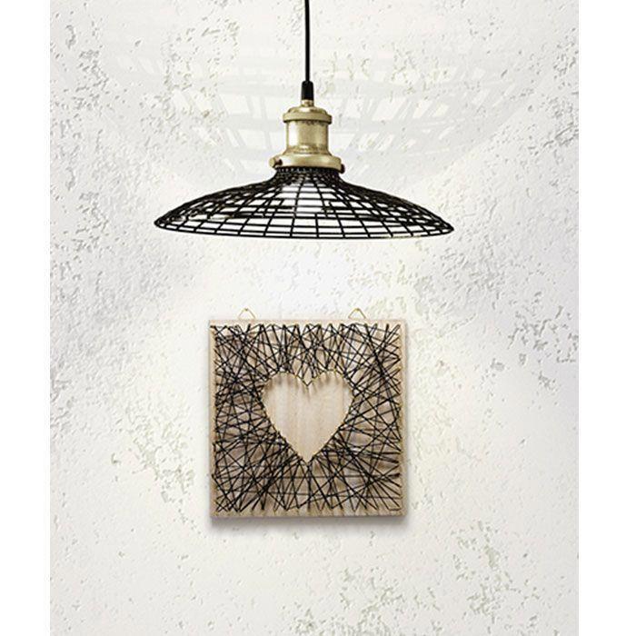 Coffret String Art - Tableau Art filaire à faire soi-même 22 x 22 cm