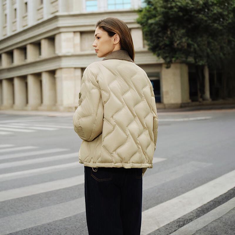 Tanboiler Women's Lightweight Lapel Down Jacket