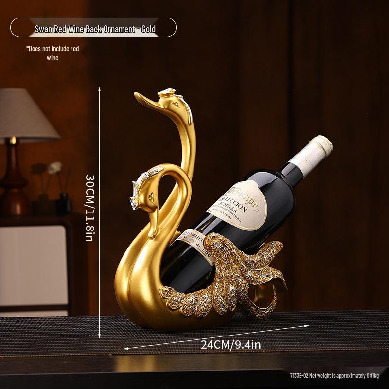 Golden Light Luxury Resin Handicrafts Collection: Ornaments for Office, Living Room, Wine & TV Cabinets