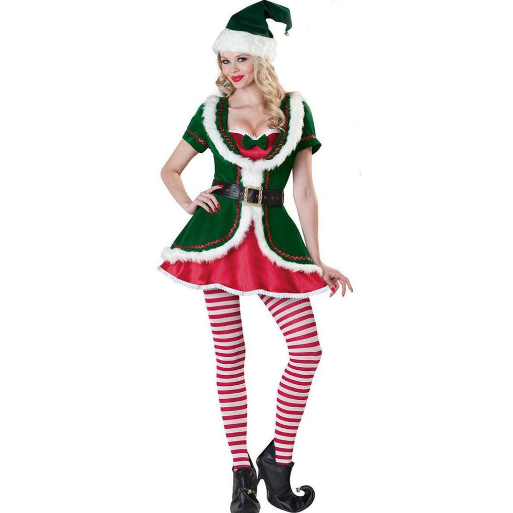 Adult Green Christmas Tree Costume for Cosplay & Parties