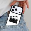 Film Movie Clapperboard Clapper Board Phone Case for iPhone 16e 15 14 13 12 17 Pro Max Plus Air 17pro Cover Coque