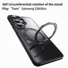 For Samsung Galaxy S26 Ultra Magnetic Case TPU + Acrylic + Metal Kickstand Matte Phone Cover
