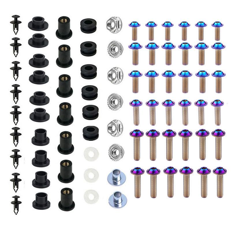 Fairing Bolt Kit For Honda CBR1000RR 2006-2007 1 Set Motorcycle Fairing Bolts Kit Body Screws Nut