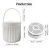 Easy Carry ABS Shower Head Filter Easy Mount Designs Bath Water Purifiers Removes Impurities for Sensitive Skin Bathing
