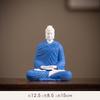 Statua di Buddha Buddha Sakyamuni Statuetta Buddha Tathagata Lampada Ceramica Cerchio Soggiorno Per Incenso Portico Decorazione Casa