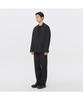 Keoseuuteommellou [Essentials] Black Loose Fit Pleats Setup Pants C9Pam26422Bkx