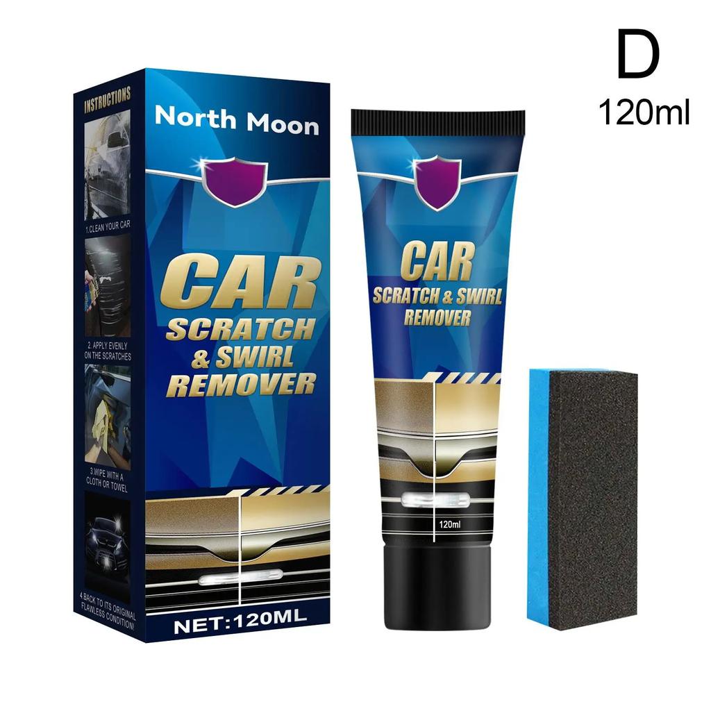 Car Scratch Remover Repair Kit - 120/60ml - Polishing Repair Accessorie Paint Wax Essential Cream Car - Anti-Scratch Tool w X8M5