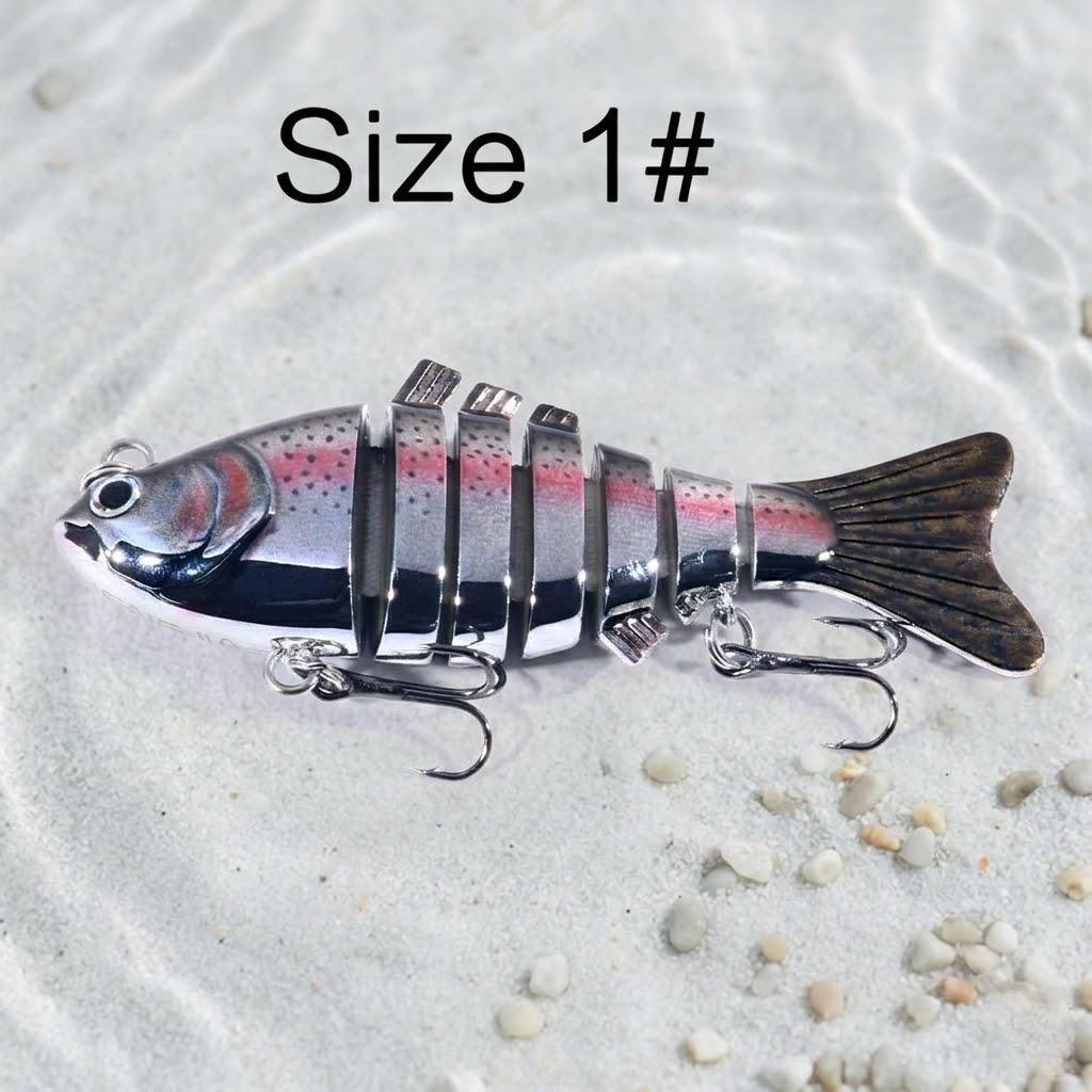 

10cm 24g Multi Jointed Swimbait Hard Bait Fishing Lures High Quality Freshwater Saltwater Artificial Tackle