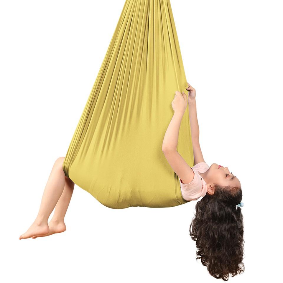 New Children's Swing Hammock Indoor Outdoor Yoga Therapy Autism Resilient